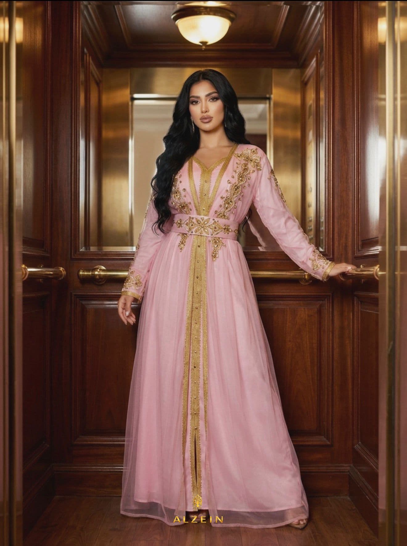 Champagne Evening Gown